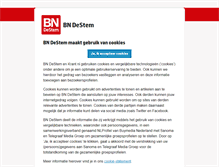 Tablet Screenshot of bndestem.nl